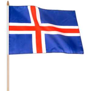 Island vlajka 45x30cm