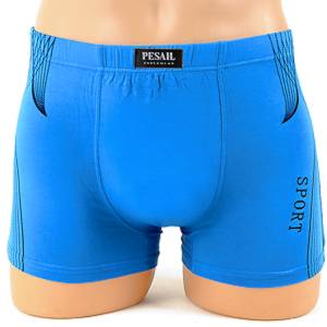 Zľava -40% na veľkosť XXL - Boxerky Bavlna Sport modré