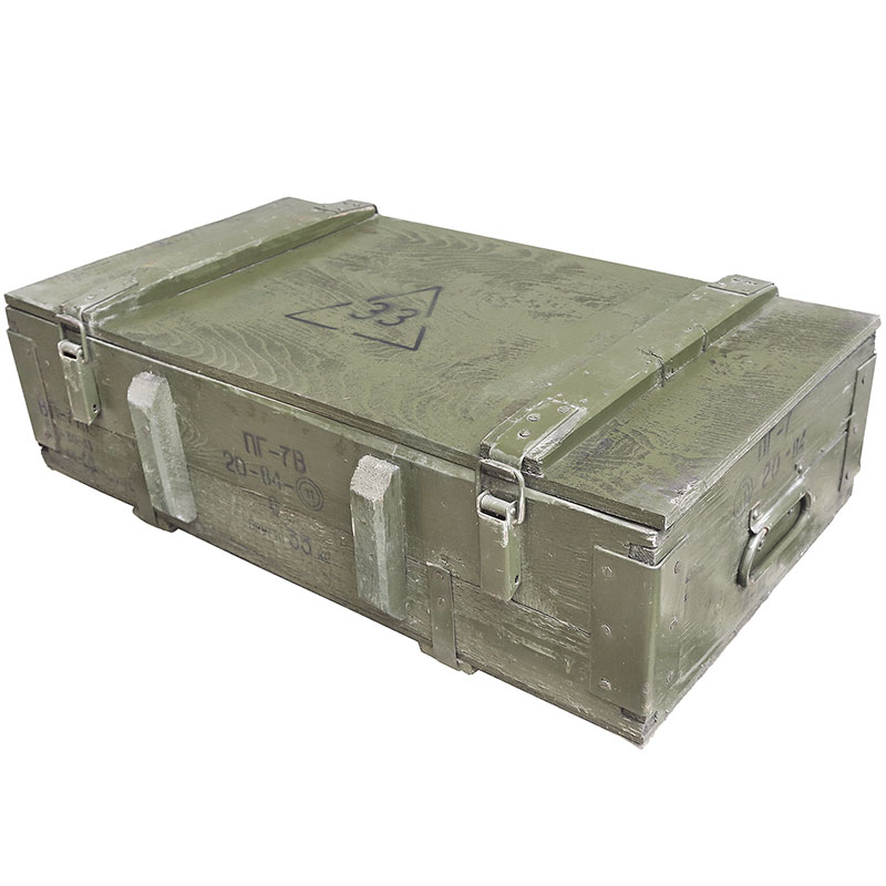 Drevená bedňa vojenská 80x45x24 II trieda