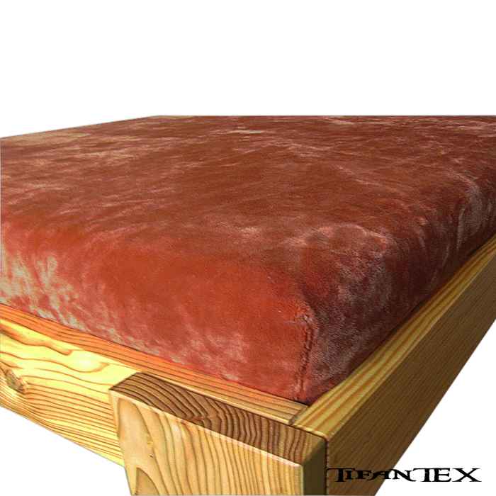 Prestieradlo Aaryans 180x200 cm mikroflanel bledohnedé