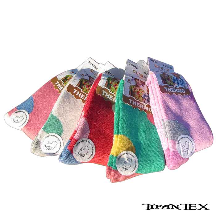 Ponožky detské aura.via thermo mix – pre dievča