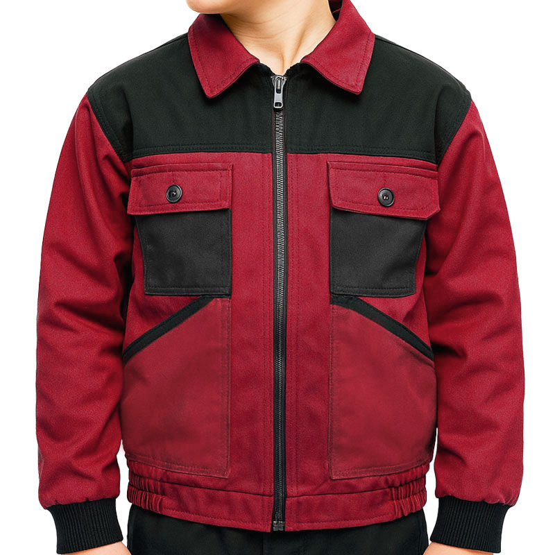 Bunda detská NIKA červenočierna 146 – 164 Bunda detská NIKA červenočierna 146 – 164