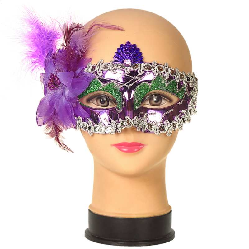 Škraboška fialová Maska na karneval