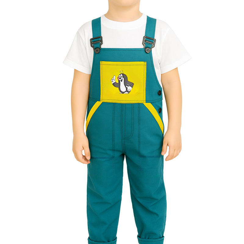 detské monterky krtko zelenožlté 104 – 134