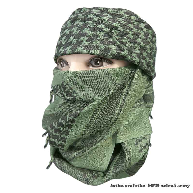 šatka arafatka MFH zelená army šatka arafatka MFH zelená army