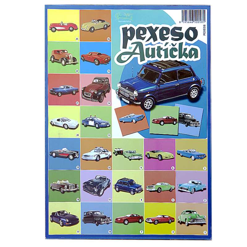 Pexeso autá Pexeso autá
