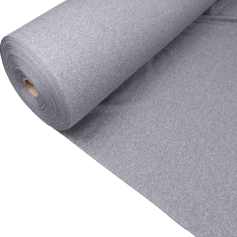 Teplákovina látka šedá, šírka 195cm, 240g/m2