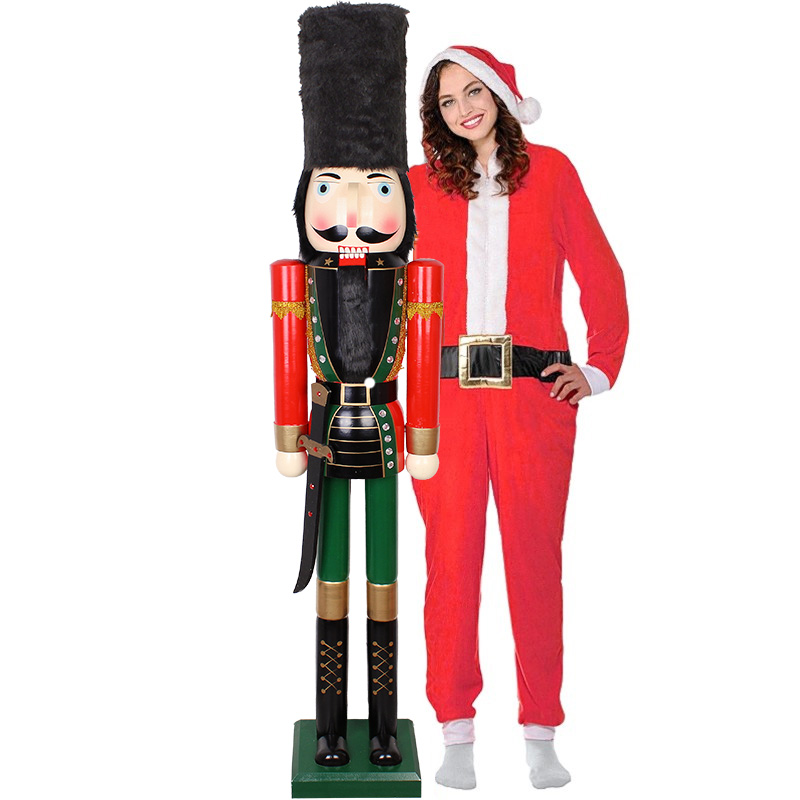 Veľký drevený luskáčik Kráľ 180cm Veľký drevený luskáčik Kráľ 180cm