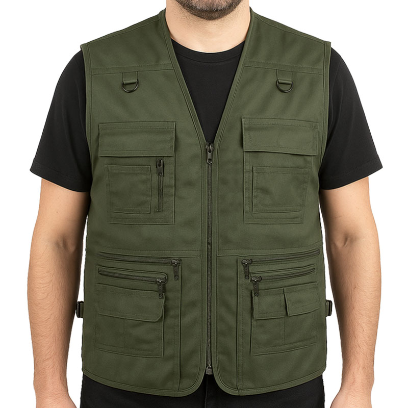 Rybárska vesta Gold GK001 zelená