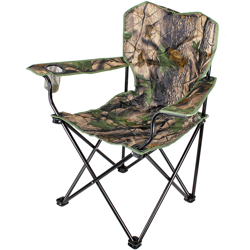 Rybárska stolička s opierkou na ruky 3D Realtree