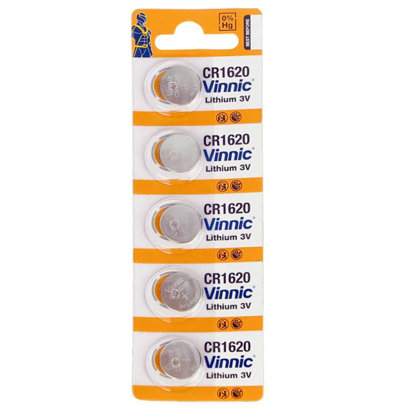 Gombíková batéria CR1620 3V Lithium Vinnic Gombíková batéria CR1620 3V Lithium Vinnic