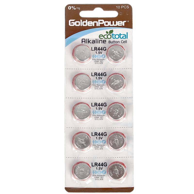 Gombíková batéria LR44G 1,5V Golden Power Gombíková batéria LR44G 1,5V Golden Power