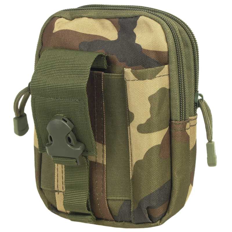 Taktická taška na opasok maskáčová 18cm