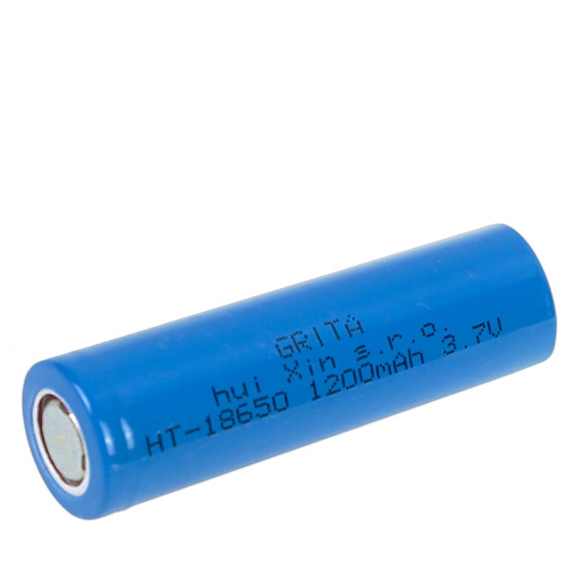 Nabíjacia batéria 18650 1200mAh 3,7V bez výstupku Nabíjacia batéria 18650 1200mAh 3,7V bez výstupku