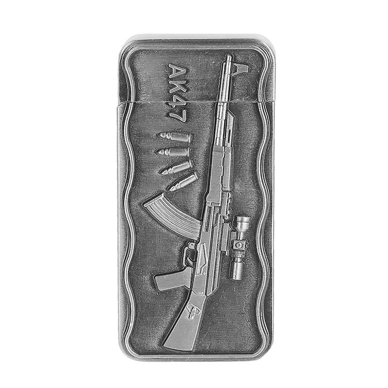 Zapaľovač AK47 strieborná patina