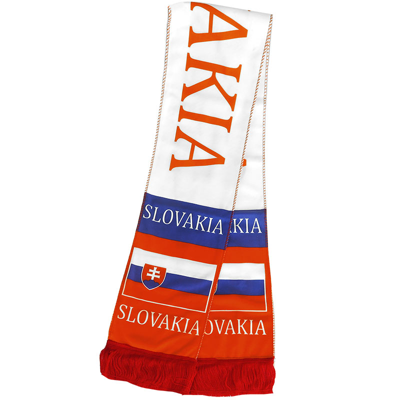 Šál Slovakia biely