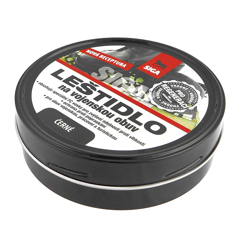 Leštidlo na vojenskú obuv čierne 100g SIGAL Leštidlo na vojenskú obuv čierne 100g SIGAL