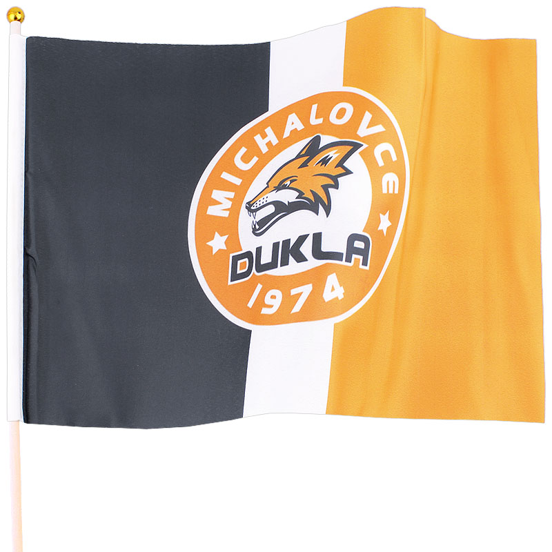 Vlajka HK Dukla Michalovce 45x30cm Vlajka HK Dukla Michalovce 45x30cm