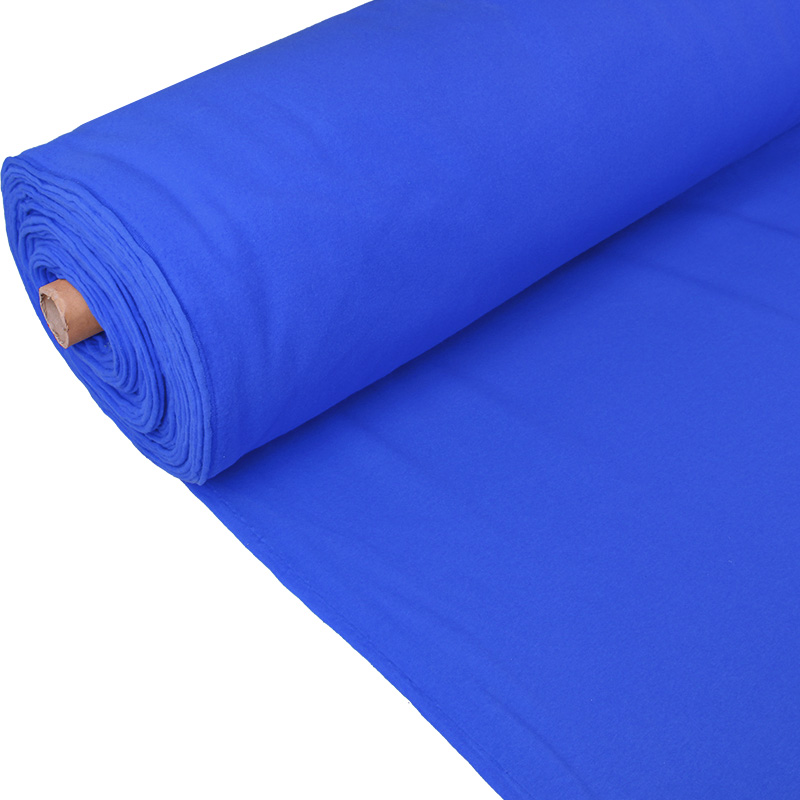 Teplákovina látka modrá, počesaná, šírka 185cm, 240g/m2