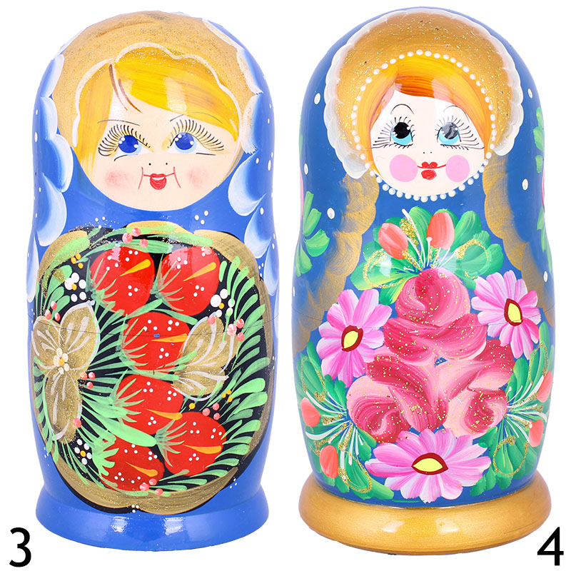 Matrioška ruská Bábuška 5ks 18cm