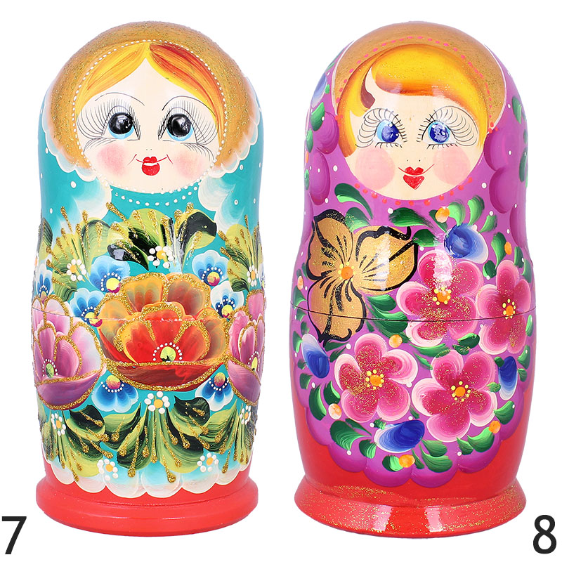 Matrioška ruská 22cm 7ks