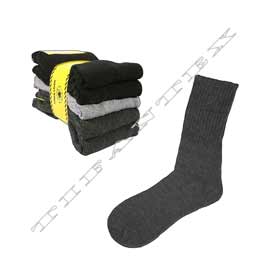 Pracovné ponožky pánske 5 párov Tmavé farby