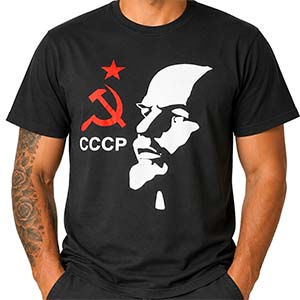 Tričko CCCP Lenin čierne