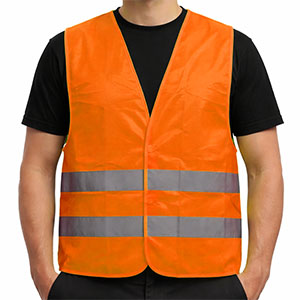 Reflexná vesta do auta oranžová