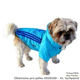 Oblečenie pre psíka s kapucou Adidog