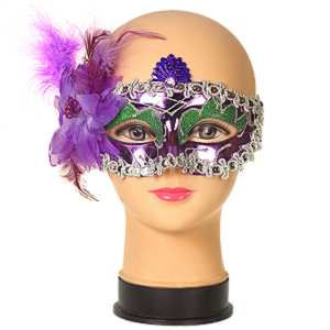 Škraboška fialová Maska na karneval