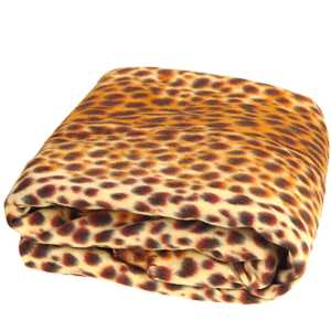 Deka 150x200 Leopard classic bledá