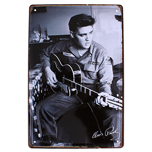 Plechová tabuľa Elvis Presley 20x30cm