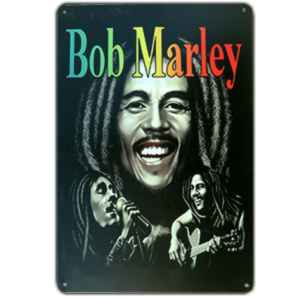 Plechová cedula Bob Marley