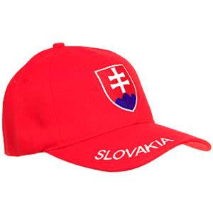 Šiltovka Slovensko červená