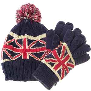 Zimná čiapka a rukavice Anglicko
