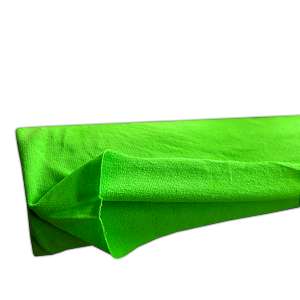 Bavlnený úplet, metrážová látka, šírka 220cm neónová zelená