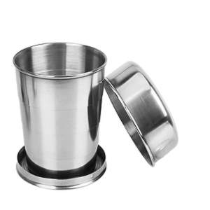 Kovový pohár skladací Poldecák objem 75ml