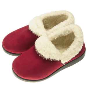 Dámske papuče zateplené Mjartan červené