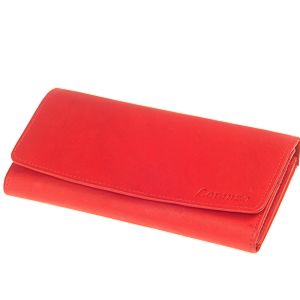 Dámska kožená peňaženka červená Loranzo No.448