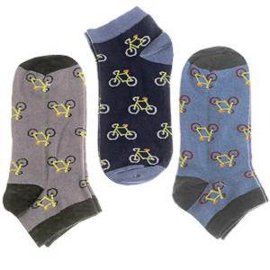 Veselé ponožky Bicykel pánske 3páry