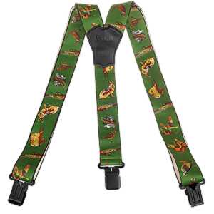 Poľovnícke traky na nohavice zelené