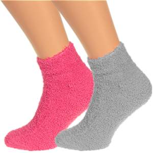Froté ponožky dámske 2páry Farba MIX