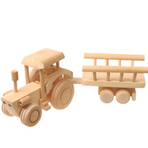 Traktor s rebriňákom Drevené hračky 