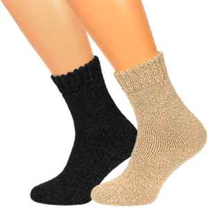 Dámske vlnené ponožky Alpaca 3páry Mix farba