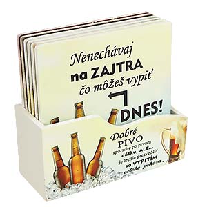 Podložky pod poháre Pivo