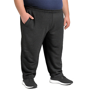 Pánske tepláky 9XL nadmerná veľkosť čierne TFT
