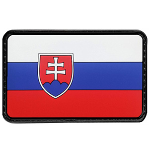 Nášivka na suchý zips Slovenská vlajka Velcro