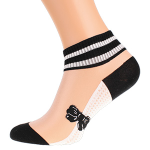 Silonkové ponožky vzorované aura.via 6 párov