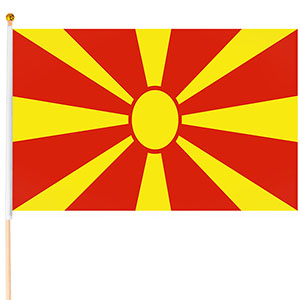 Severné Macedónsko vlajka malá