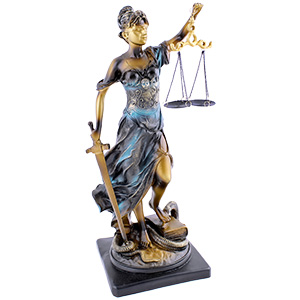 Justícia socha spravodlivosti 41cm